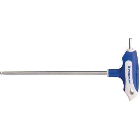 PROMAT  Stiftschlüssel mit Quergriff  Schlüsselweite 6 mm Klingenlänge 150 mm mi (1/4)