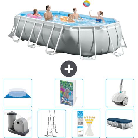 Intex Piscine Prism Frame Ovale - 503x274x122 cm - 8-pièces  S616