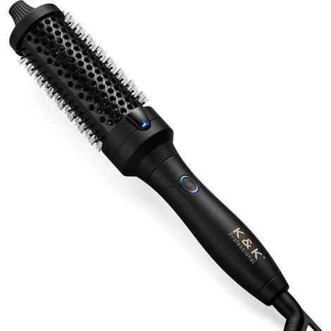Thermal Brush, 38mm Heated Round Brush, Heated Curling Iron Ionic Tourmaline Ceramic Curling Iron, Hot Style Volume Brush, Hair Brush (1/5)
