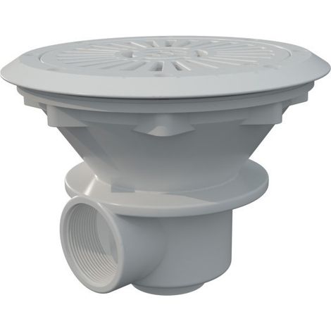 Scarico di fondo in ABS per liner d.210mm bianco