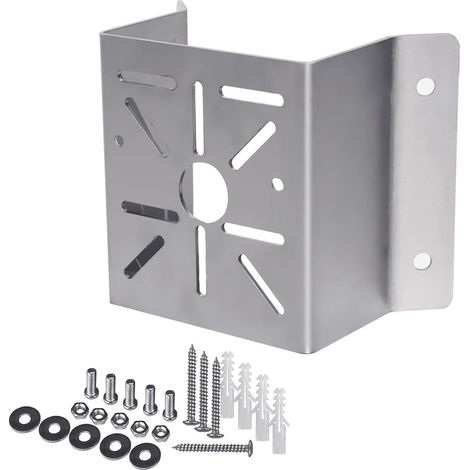 Supports de montage en acier inoxydable de type lourd pour appareil photo, installation facile, vis antirouille pour une utilisation en extérieur (1/5)
