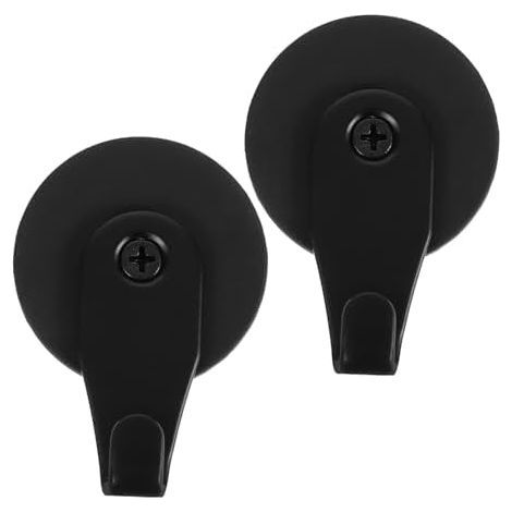 Pieces Heavy Duty Magnetic Refrigerator Hook with Black Iron Magnet, Seasonal Decoration and Versatile Kitchen Storage - (1/5)