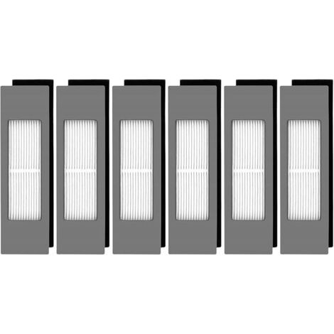 FENOPLASTICARiomijun Lot de 12 Accessoires compatibles avec Ecovacs Deebot N8, T8, T8+, T8 AIVI, T8 Max, N8+, N8 Pro, N8 Pro+, T9, T9+ ozmo 950 920, pices de Rechange pour aspirateurs (6 fliters) (1/5)