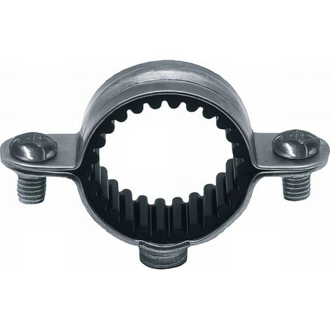 25 Colliers Isophoniques Simples Sanitaire - 7X150 mm - Diamètre 50 mm mm