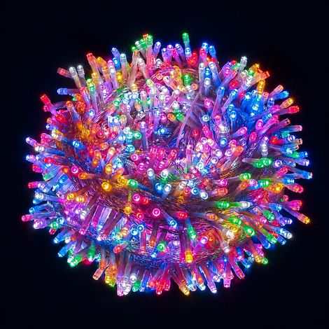 Guirlande lumineuse LED multicolore 50m 400 LED raccordable multicolore 50 m400 600 200 g – Livraison gratuite