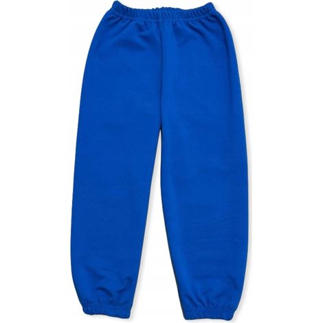 Warme Fleece-Jogginghose für Kinder, Größe 92, Herbst/Winter, Kornblumenblau (1/5)