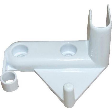 Butoir blanc gauche du portillon d'origine (C00075599) Réfrigérateur, congélateur ARISTON HOTPOINT, INDESIT, PHILIPS, SCHOLTES