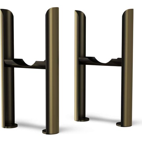 Alpha - Column Radiator Feet - 3 Column Antique Brass (1/2)
