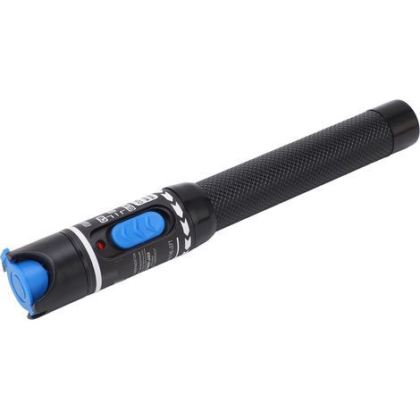 Leichtes optisches Fehlerortungsgerät, tragbarer roter Aluminiumlegierungsstift für Glasfasern, kompakter Kabeltester. (1/5)