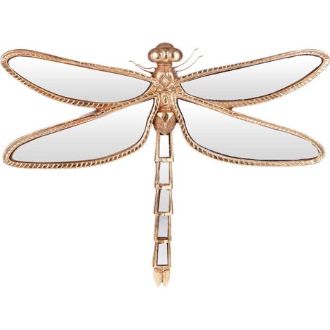 Specchio decorativo a forma di libellula: un tocco artistico per i tuoi interni. (1/5)