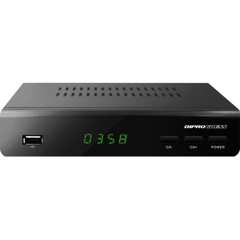 DIPROGRESS DPT203HD TV Set-Top-Box Satellit Full HD Schwarz