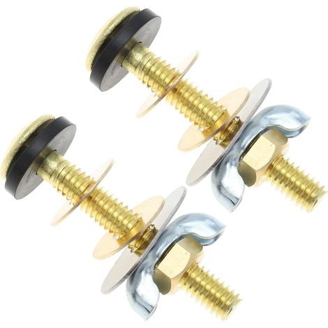 Lot de 2 Boulons Inoxydables de Fixation pour Siège de Toilette (1/5)