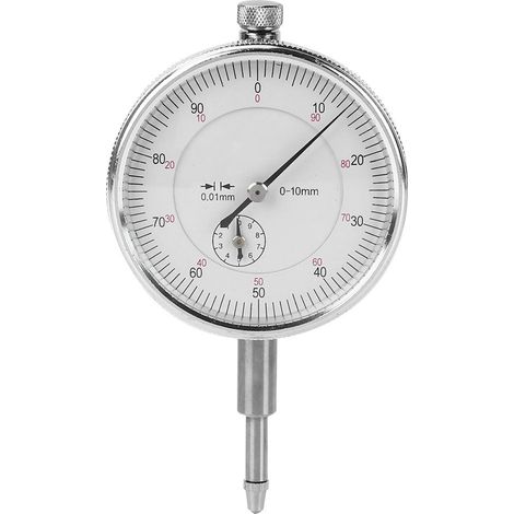 GARRYFIZH Gauge de cadran, outil de mesure, 0 à 10 mm en aluminium Indicateur en alliage pour la maison