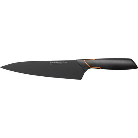 Cuchillo de cocina FISKARS EDGE para chef, para picar verduras y carne, afilado, 19 cm. (1/3)