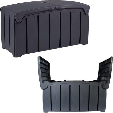 Extra Large Multipurpose 322L Outdoor Garden Storage Box With Butterfly Lid