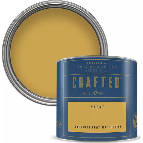 Crown Crafted Luxurious Flat Matt Emulsion (Yarn, 125ml) (1/3)
