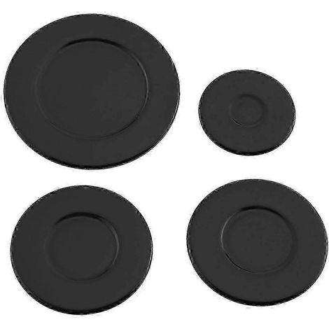 Chapeaux de Brûleur pour Plaque de Cuisson à Gaz, Ensemble 4 Pièces (55/75/100 mm), Accessoires de Cuisine (1/5)