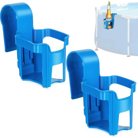 Porte-gobelet pour piscine, panier de rangement pour piscine Ram Pool, support pour boisson pour piscine gonflable Ram Pool et spa bleu (1/5)