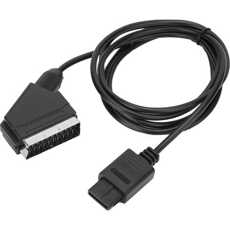 Câble SCART RGB Premium 1.8 mètres pour Nintendo GameCube, N64, Super Nintendo - Pack de 3 (1/5)