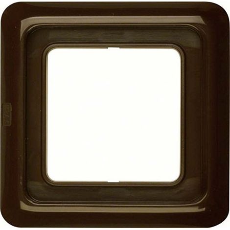 HAGER 132801 PLACA INTERRUPTOR Y OBTURADOR MARRÓN BERKER