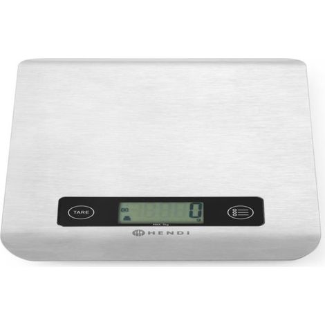 Elektronische Küchenwaage für Gastronomiezwecke, präzise, 5000 g / 1 g - Hendi 580226 (1/2)