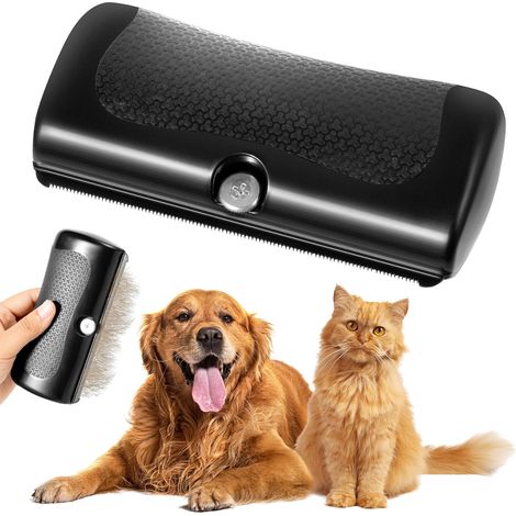 Cepillo para perros de pelo corto, cepillo para mascotas, accesorios para perros y gatos de pelo largo y corto, cepillo para quitar el pelo de la cola.