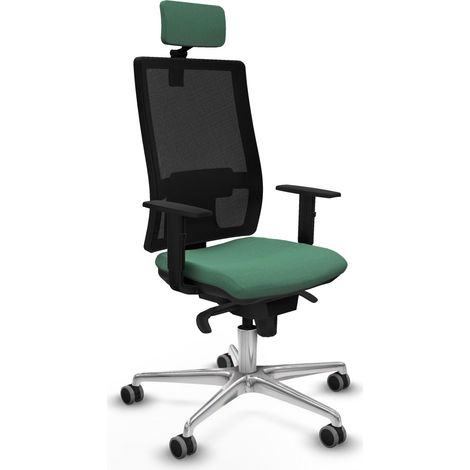 Piqueras y Crespo Horna Silla de escritorio verde esmeralda (1/3)