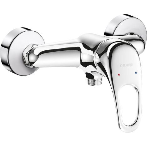 Delabie - Mitigeur douche mécanique manette ajourée laiton chromé M1/2 (1/2)