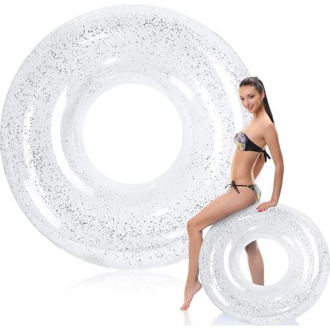 Bouée Piscine Gonflable Anneau de Natation Adulte, Durable Bouee Piscine Adulte, Jouet Piscine Bouée Gonflable, Bouée de Natation de Rond, Anneau de Natation Bouée (1/5)
