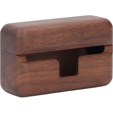 Étui en Bois Véritable pour étui de Chargement AM TW01 - fabriqué à la Main (1/5)