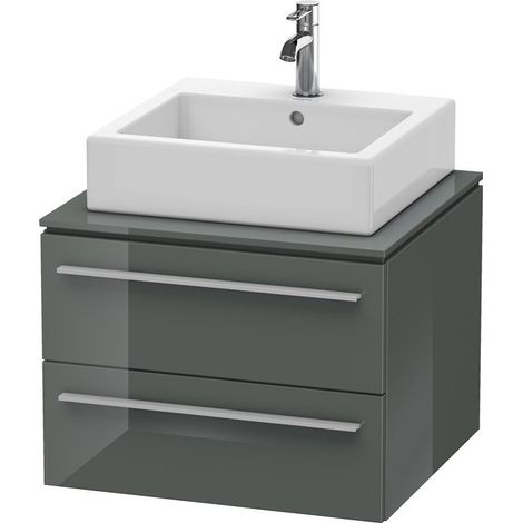 Meuble sous-vasque X-LARGE 548x600x440mm Gris Doloaveci brillant
