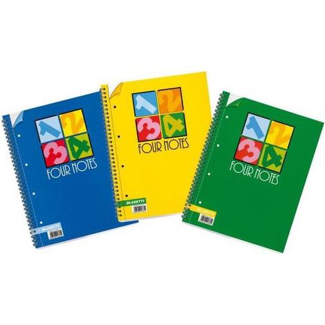 Blasetti Four Notes quaderno per scrivere Multicolore (1/2)