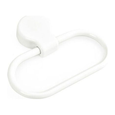 Towel Ring Self Adhesive Towel Ring Plastic Towel Ring(White) (1/5)