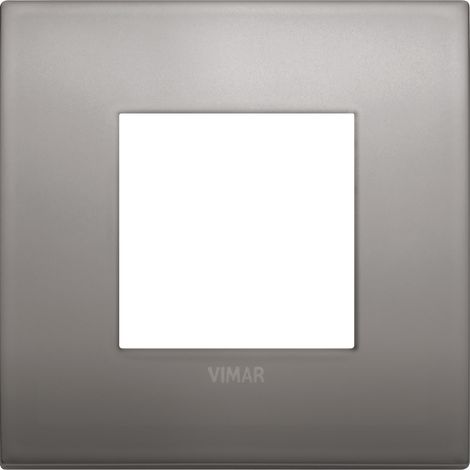 VIMAR - 19642.10 Placca Classic 2M nichel nero