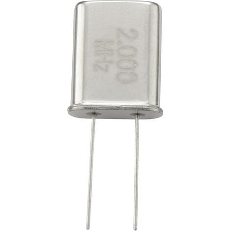 TRU COMPONENTS Quartz oscillant 182990 HC-18/U 1.8432 MHz 30 pF (L x l x H) 4.47 x 11.05 x 13.46 mm 1 pc(s) Q65007 (1/3)