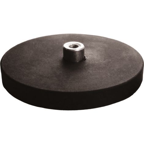 Flachgreifermagnet Set 2-teilig mit Gewindebuchse, Neodym,⌀ 22 mm 2 Stk