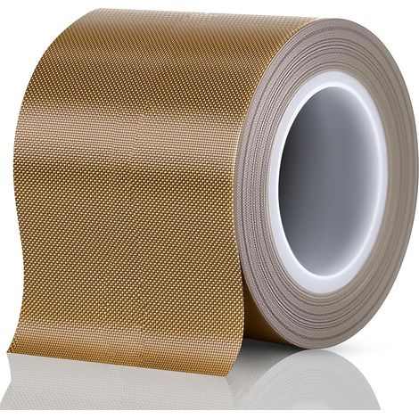 Teflon-Klebeband – Hitzebeständig – 0,18 x 150 mm x 10 m – PTFE-Band – Hitzebeständig – Hochtemperaturbeständig – Für Vakuumverpackungsmaschinen (1/5)
