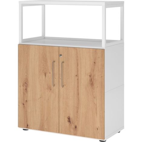 bümö flexi Aktenschrank mittel abschließbar mit Regal