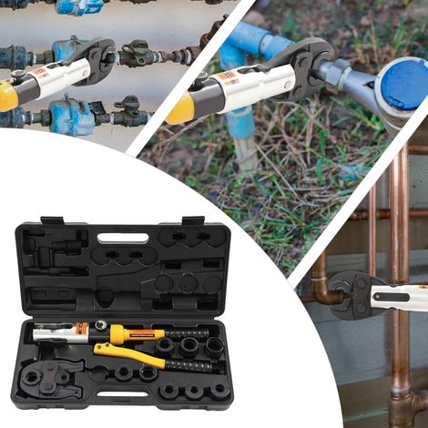 Rohrpresszange, Gelb hydraulisches Rohrpresswerkzeug, Rohrverbindungsstück-Presswerkzeug (1/5)