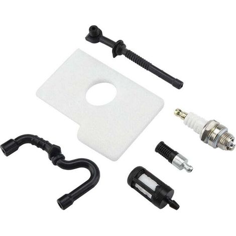 Chainsaw Parts: Oil Filter and Spark Plug Set for Stihl 017018 MS170 MS180 Chainsaws (1/5)