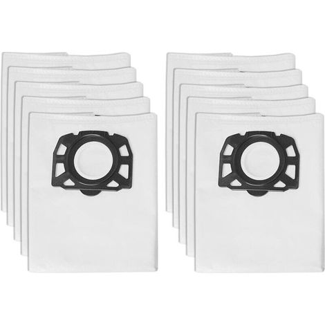 Pack of 10 bags for Kärcher WD4 WD5 WD6 MV4 MV5 MV6 vacuum cleaners--DTEKGAZ