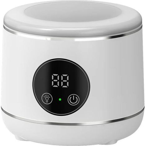 Nettoyeur à ultrasons ultraviolet pour prothèses dentaires, adapté au nettoyage de tous les instruments (blanc).