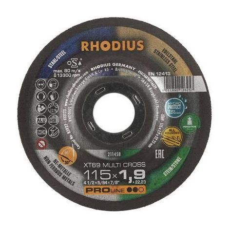 Rhodius Disco de corte paquete de 25 piezas estándar
