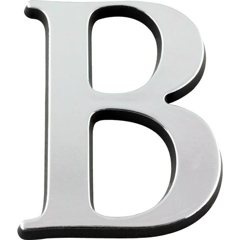 Lettre B Argent Hauteur 60mm - 4622941