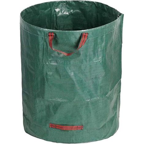 Sacs poubelles de jardin Sacs poubelles de jardin verts de 300 litres avec poignées Sacs poubelles de jardin pliables et réutilisables Ripstop (1/4)