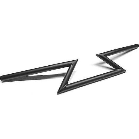 Guidon modifié rétro pour moto CG125, guidon modifié 125, guidon à robinet de direction modifié, guidon en tube d'acier de calibre 22 mm (Lightning a mis un noir) (1/5)