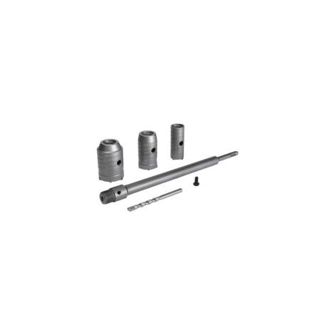 Scie à Cloche Trépan, Ø30mm, 40mm, 50mm Set de Scies Cloches, Trépan Béton 350 mm SDS Plus Tige d'Extension Pointe en Carbure de Tungstène,Scie Cloche pour Brique Pierre Béton Ciment (1/5)