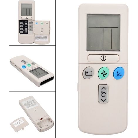 Télécommande de remplacement pour climatiseur Hitachi Bigflow (RAR-2P2) (1/2)