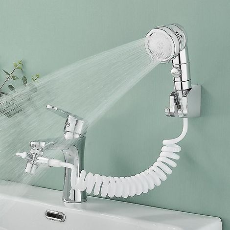duschkopf-set-fur-waschbecken-handbrausekopf-fur-badezimmerarmatur-duschschlauch-mit-3-strahlarten-zum-haarewaschen-und-fur-andere-badezimmerbedurfnisse-215576226 (1/5)