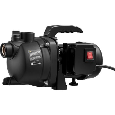 Pompe à Jet pour Puits Peu Profond 800 W Pompe à Jet en PP Débit Max 3300 L/h pour Irrigation de Jardin et Arrosage de Pelouse, avec Hauteur d'Aspiration 8 m, Protection contre la Surchauffe (1/5)